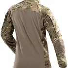 Uniform Tactical Military Assaults Combat Shirt Long Sleeve Slim Fit Camo T Shirt With Zipper