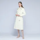 Coat Winter Lady Huiquan Long Coat Design Winter Elegance Lady Wool Blend Coat With Center Back Vent