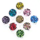 Crystal Rhinestone New Arrival Wedding Excellent Excellent 24 Colors Flat Back Crystal Rhinestone