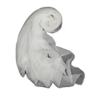 Silk Scarf Silk New Fashion Chiffon Plain Weave Pure Color Large Size Shawl Silk Scarf For Women