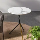 Metal Side Table Metalmetal Side Table LC-060 Modern Style Metal Frame Small Mini Sofa Tea Side Table