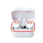 Oem Factory OEM Logo Customize TWS Wireless 5.0 Earphones Mini Earbuds LED Power Display TWS Earphone