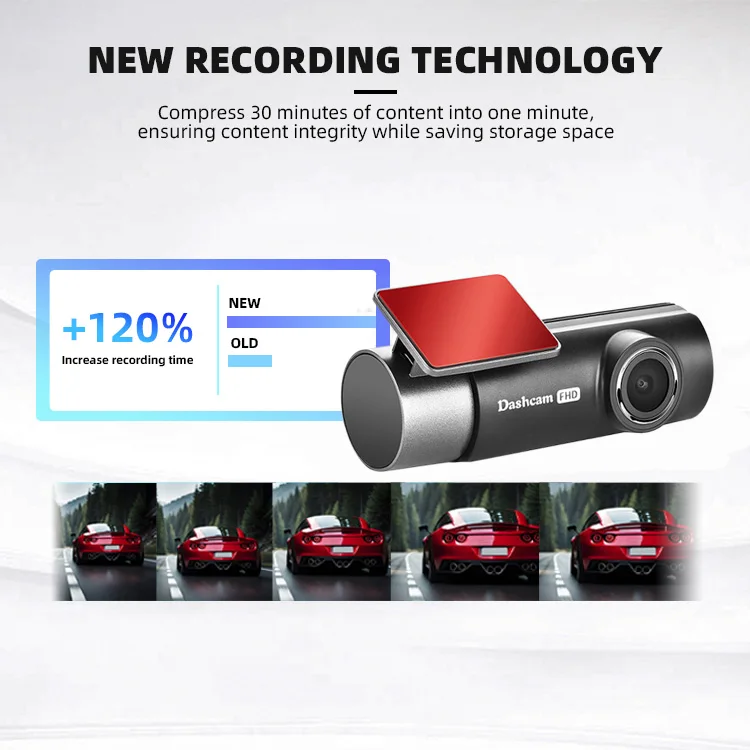 Car Recorder 2 Channel HD Camera WIFI Dual Lens Dash Cam 130° +110° Wide Angle Car Black Box for Southeast Asian Agency details