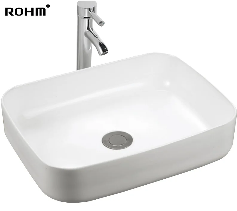 LM323 Art Wash Basin White Ceramic Wash Basin Bathroom Sink supplier