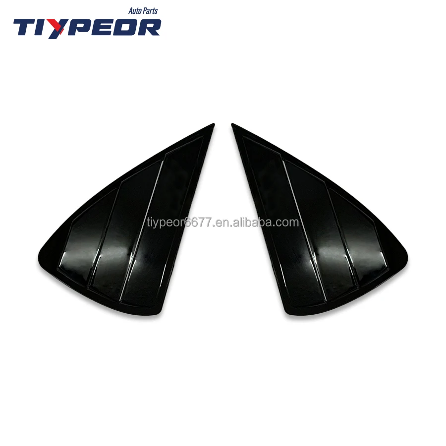 product tiypeor auto exterior accessories for mg6 mg 6 car sport style rear side window louvers air vent scoop shades cover blinds-3