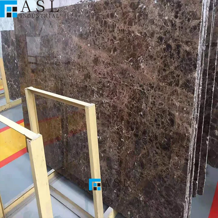 Factory direct low price china brown marble dark emperador brecha maron french mystic brown marble stone bangladeshi