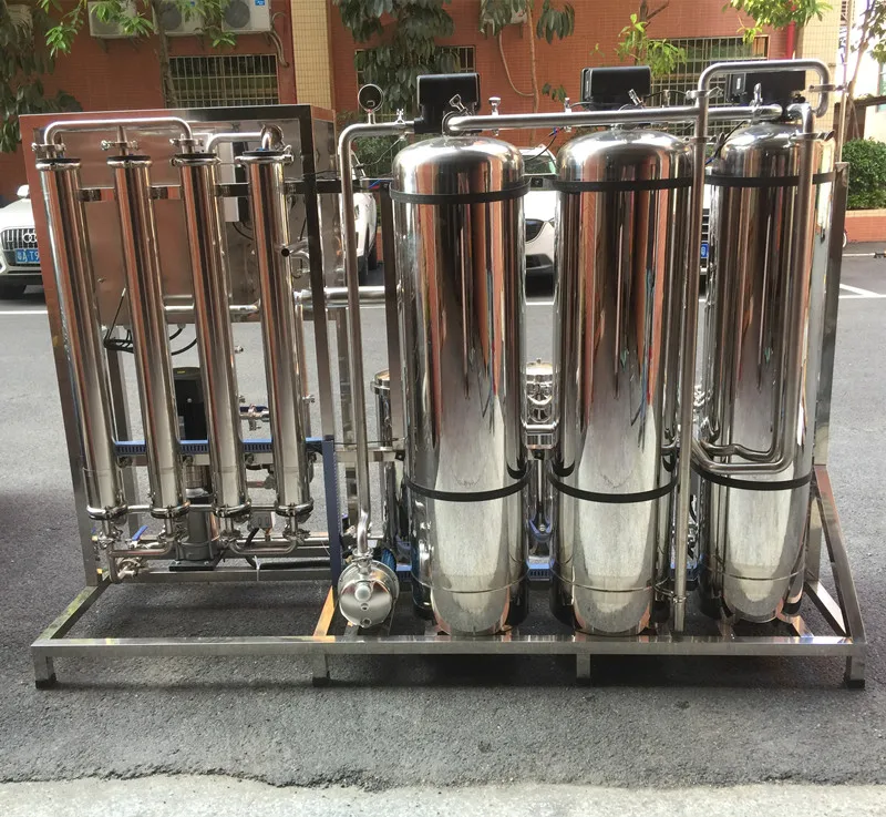 1000L/h Macchina ad acqua ultrapura a doppio stadio per bolliere per l'industria alimentare 0