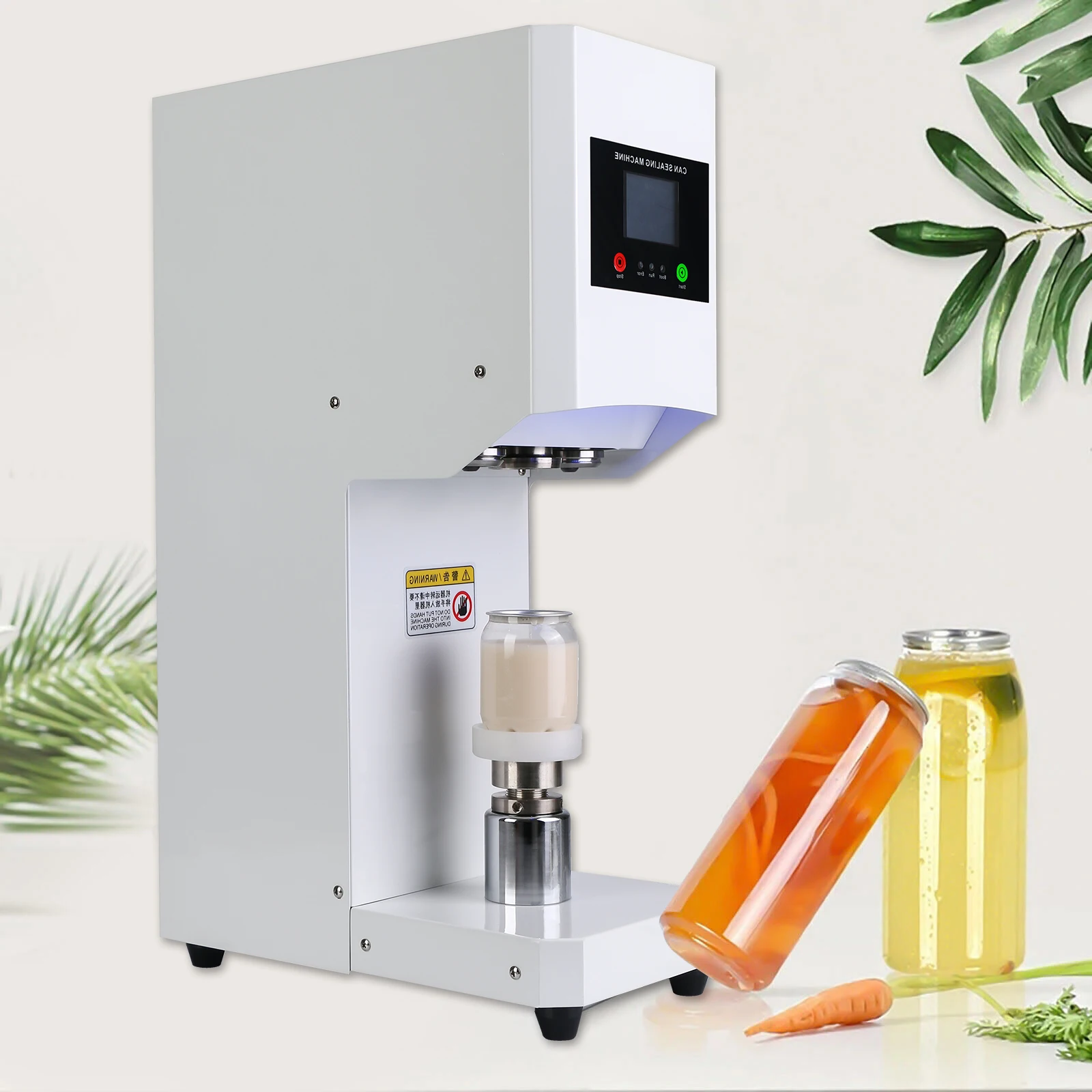 Newest Soda Can Sealing Machine Automatic Tin Can Jar Sealing Machine