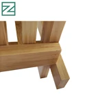 Dish Drainer Tray Bamboo Plate Rack Foldable Bamboo Dish Drying Rack Plate Cup Drainer Tray