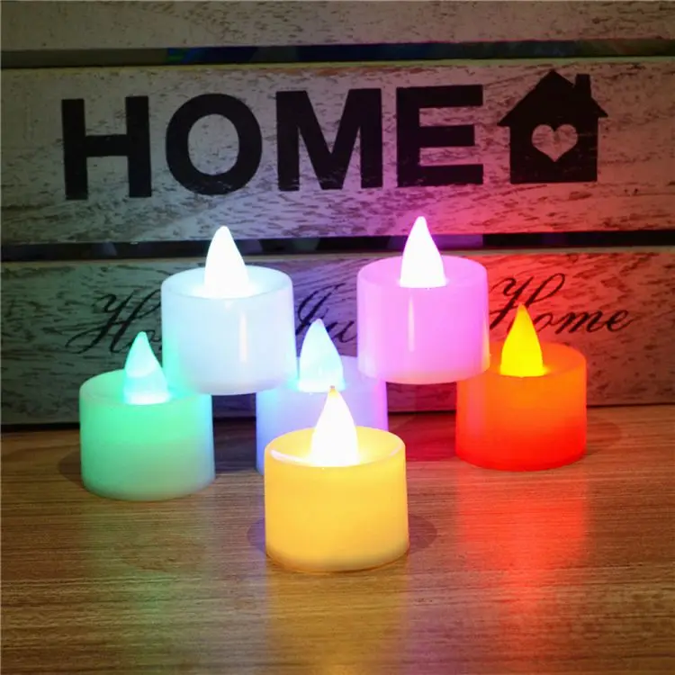 Electric Led Candle Lamp Flameless Tealight Candles for Home Party Birthday Wedding Festival Decoration