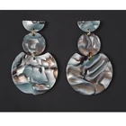 Earrings Earrings Name Earrings ADELANTE Fashion Retro Geometric Leopard Print Acrylic Acetic Acid Long Ladies Earrings