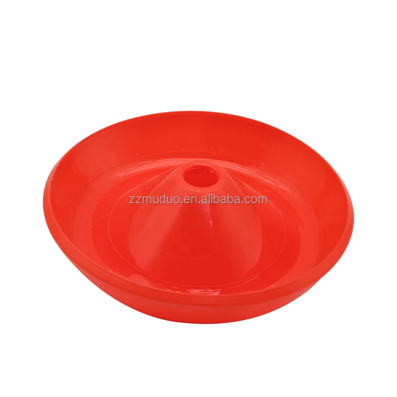 Comedero automático de plástico para pollos de engorde, codornices y aves, tipo bandeja Turbo