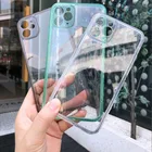 Cover Shockproof Crystal Clear Not Yellow Soft Tpu Phone Temepred Glass Back Cover For Iphone 13