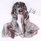 Scarf 2020 New Geometry Printed Autumn Spring Voile Scarf For Women