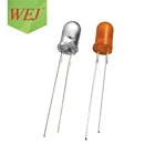 Led 3v Led Hot Sale 5mm LED Diode Red 620nm-625nm Water Clear Led 5mm 20mA 3V