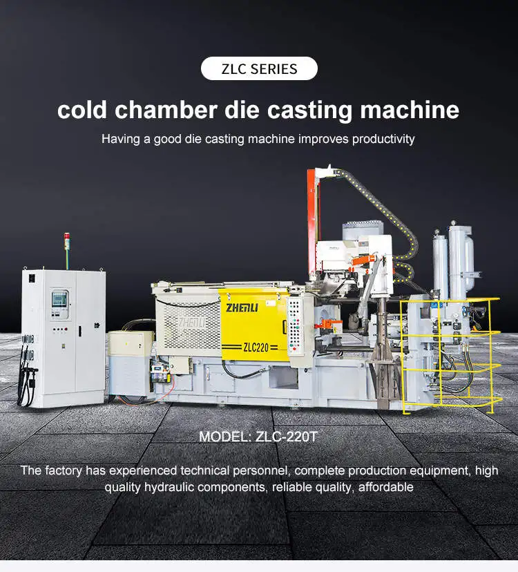 ZHENLI 220T Aluminum Injection Molding Machine Electric Aluminum Alloy Die Casting Machine for Fan supplier