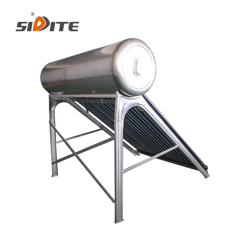 Integrated SP-H Copper Heat Pipe Solar Water Heater Intelligent Anti-Freezing Controller Direct Connection Hotel Freestanding factory