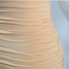 New Women's 2021 New Sexy Pleated Tight Dress Casual Deep V-neck Party Elegant Women's Dress