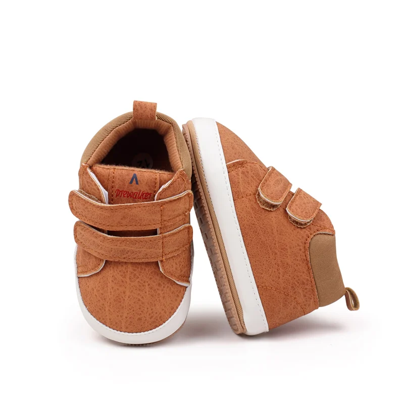 High Quality Soft TPR Outsole PU Unisex Baby Sport Shoes for Boys Spring Autumn Baby Toddler Shoes manufacture