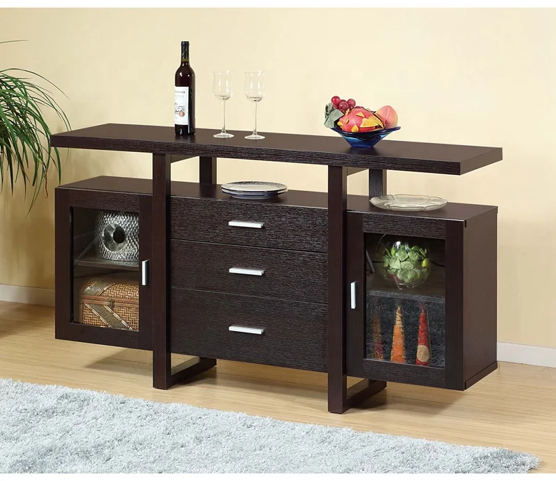 NOVA 3 Drawers Living Room Cabinet Furniture Design Storage Furniture Cabinet Wood Tv Stand