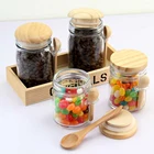Spice Pepper 3oz 4oz 5oz Spice Jars Set Herb Spice Tools Revolving Pepper Spice Container With Spoon