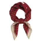 Silk Scarf Satin Silk Feeling Scarf Medium Square 27.5'' Satin Head Scarf For Women