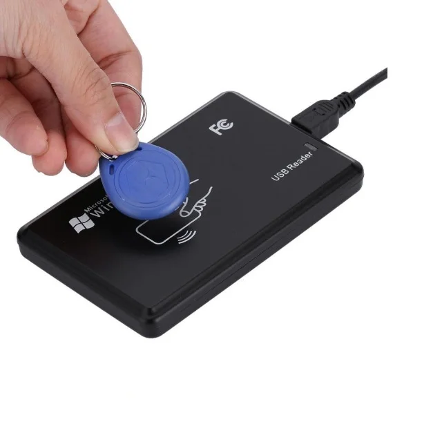 Dual frequency USB RFID Reader USB Proximity Smart Card Reader no drive issuing device RFID Desktop Card Reader
