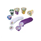 Bottle Caps Embossed Bottle Caps Producer Printing Embossed PET/PP/PE/PVC Bottle Caps Yogurt Cup Lid Aluminium Foil