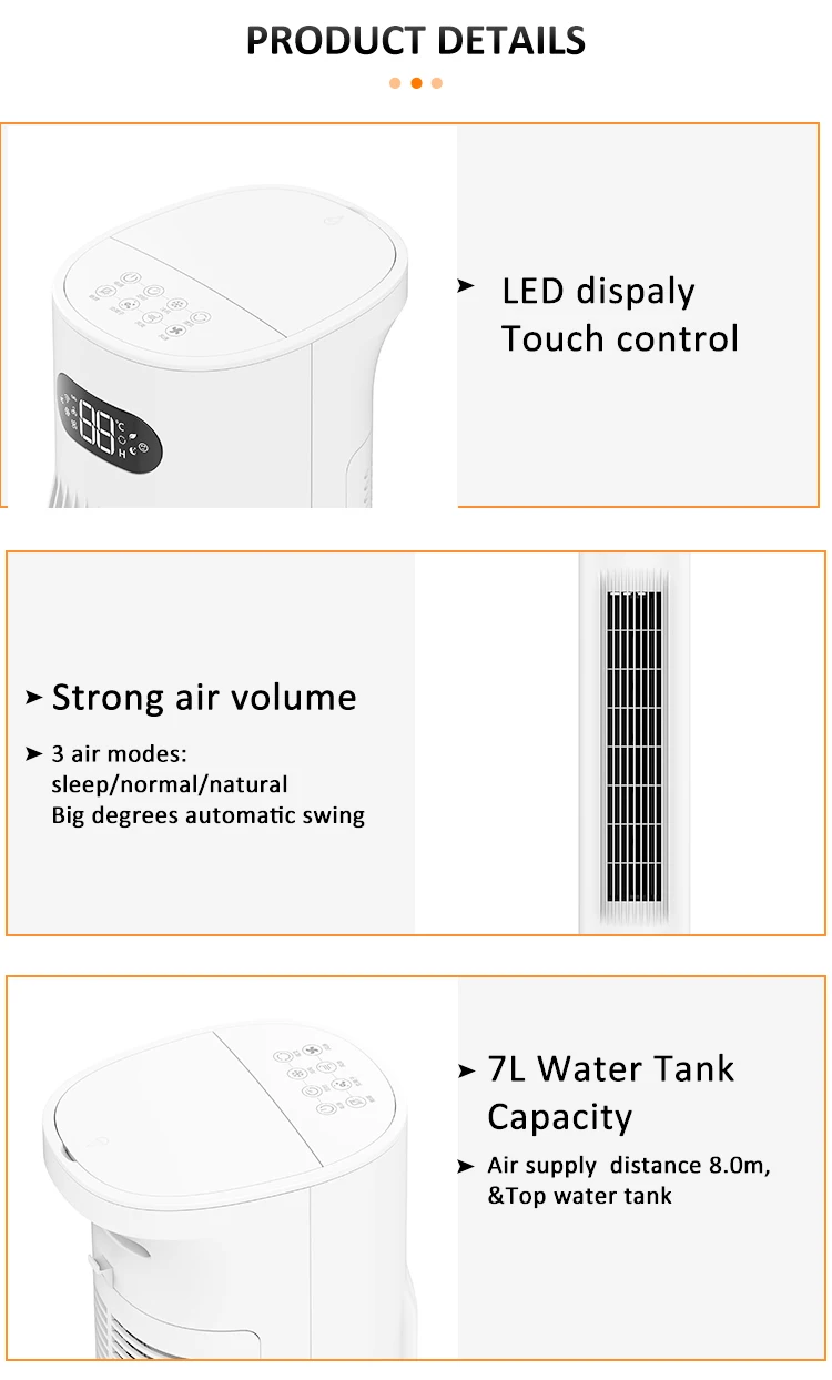 Tower Fan, WIFI, In1Air - detail 6