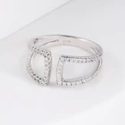 Ring Custom Sterling Silver Classic Double Irregular Ring