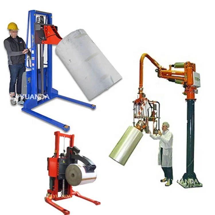 Special Reel Turning Equipement Electric Roll Handling Machine Paper