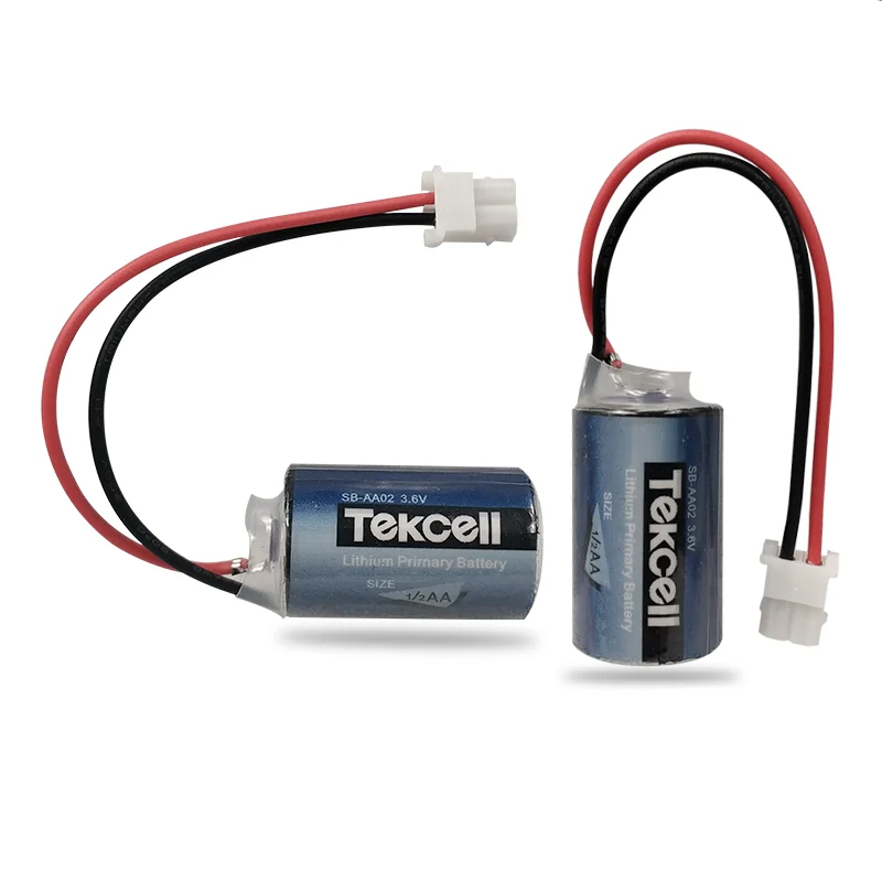 Tekcell Sb Aa02 Lithium Battery 1 2aa 3 6v 1200mah With Plug For Plc