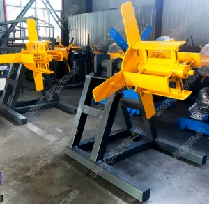 product 5 ton  steel coilr decoiler manual or hydraulic for the roll forming machine-55