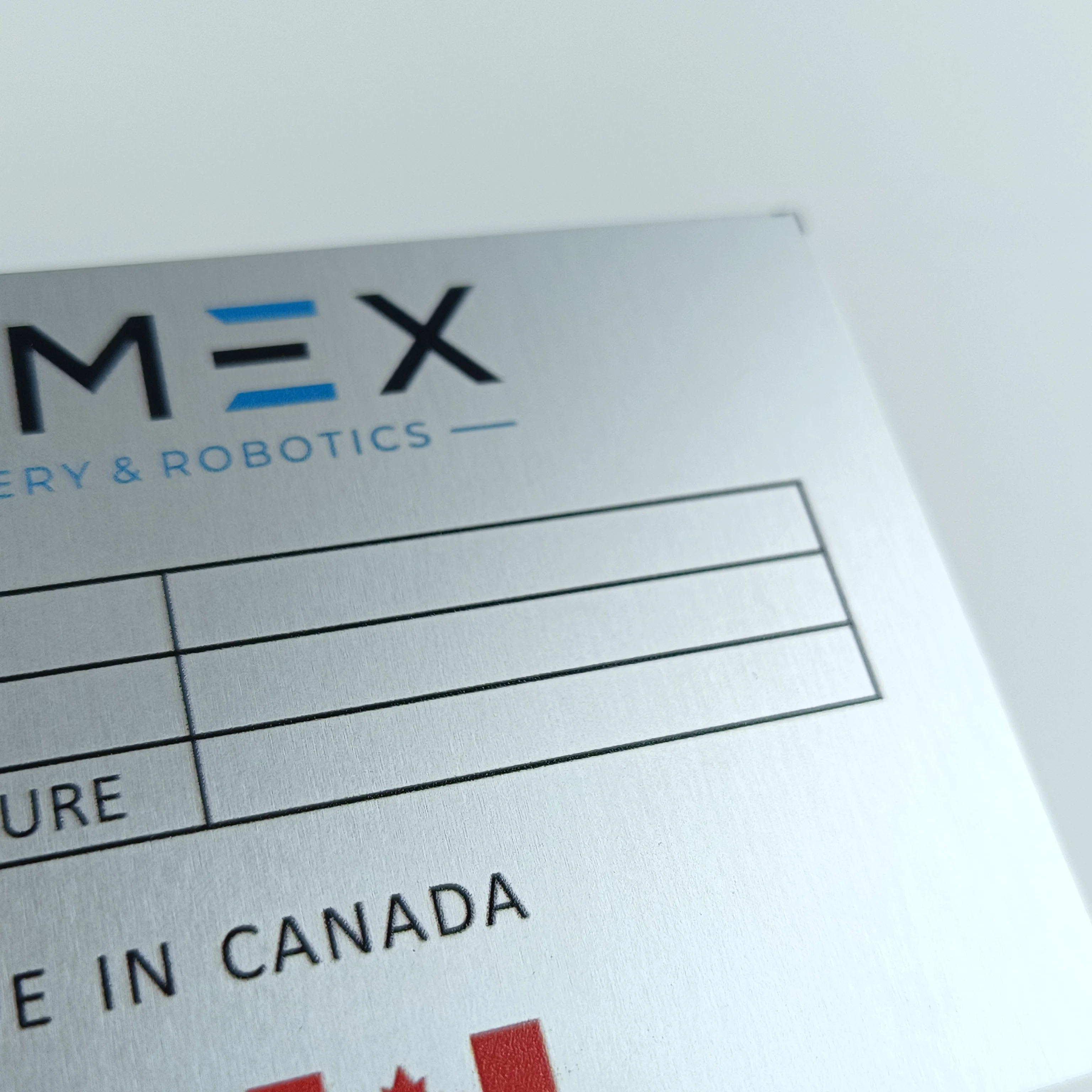 product self adhesive aluminum name plates sign anodised metal nameplate tags anodized aluminium labels291-13