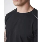 Clothing Factory Custom Clothing Reflective Piping Custom Regular Fit Plain T Shirt Men's T-shirt