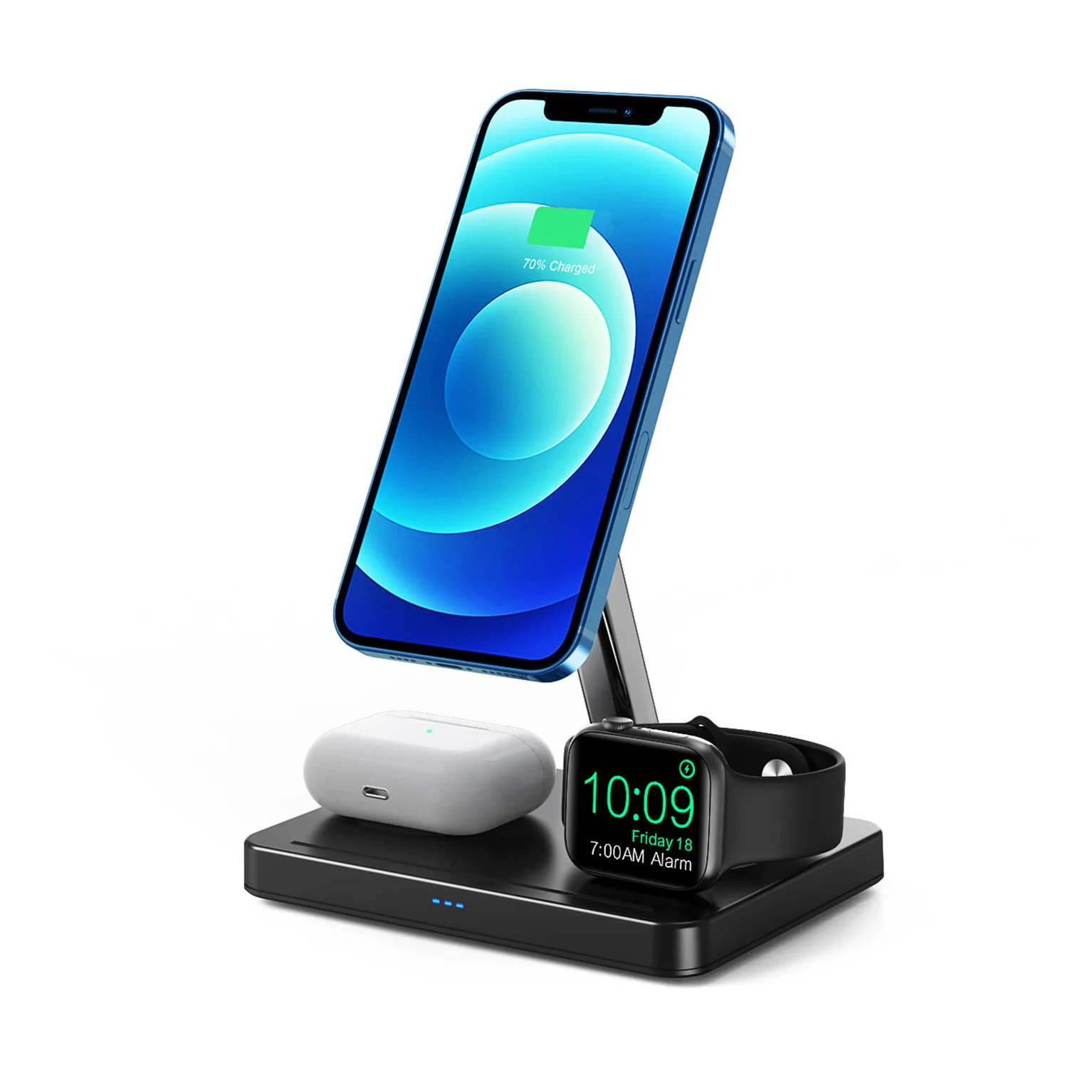 Foldable and Magnetic Wireless Charging Stand Wireless charger Station