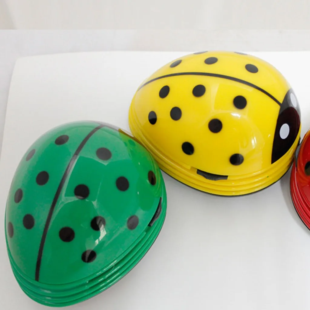 Beetles Corner Desk Table Dust Vacuum Micro Cleaner Sweepers Ladybug