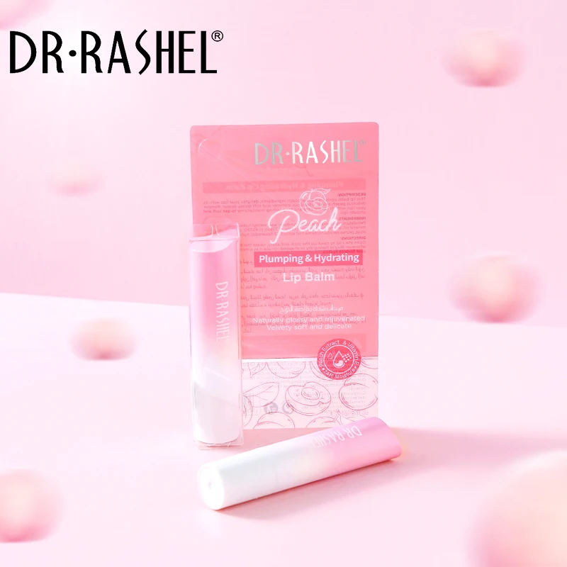 DR RASHEL Lip Care Moisturizing Hydrating Plumping Lightening Brightening Peach Lip Balm