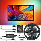 Rgb Rgb Led Rgb 2021 Hot Selling 5050 Rgb Colors Led Strip Light For Desktop Tv Screen Background