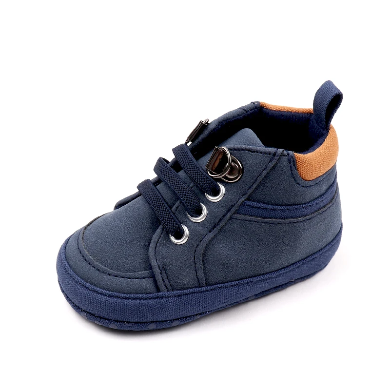 High Top Solid Color Imitation Musk Fur Baby Boys Fashion Casual Simple Toddler Boots supplier