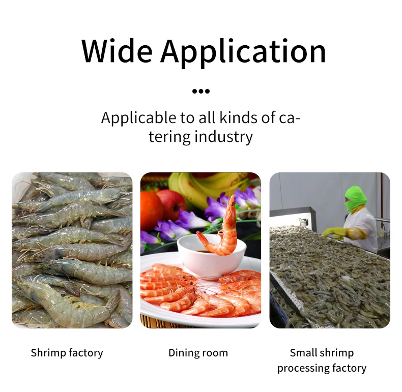 Automatic Shrimp Peeling and Deveining Machine for Shrimp Skin Remove Cleaning Skinning Cutter Industries for Farm Use manufacture