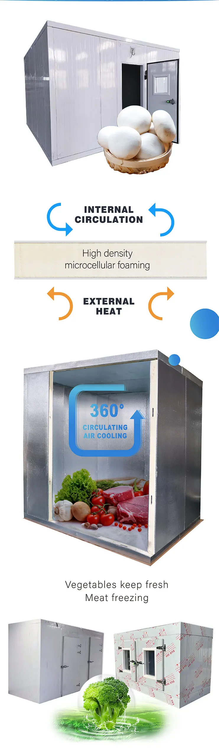 Cold Room Storage, 220-240V, R-404A - detail 4