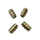 Nut Nuts China Factory D6*L10.5Mm High Quality Knurled Nut M4 Brass Metal Nuts