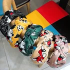Knot Women Designer Headbands Quality Cartoons Scrunchy Sweet Temperament Silk Cross Knot Headband Women
