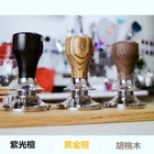 Coffee Manualr 51mm/53mm/58mm Stainless Steel Flat-bottom Push Press Spring Coffee Tamper For Espresso Cafe Machine