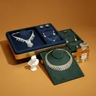 Metal Necklace Set Tray Luxury Jewelry Display Props Storage Jewelry Display Rack Pallet