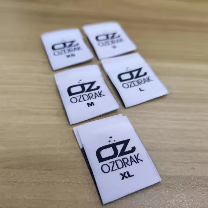 Best Quality Soft Woven Labels Custom Made With Your Logo  Cheap Clothing Neck Label