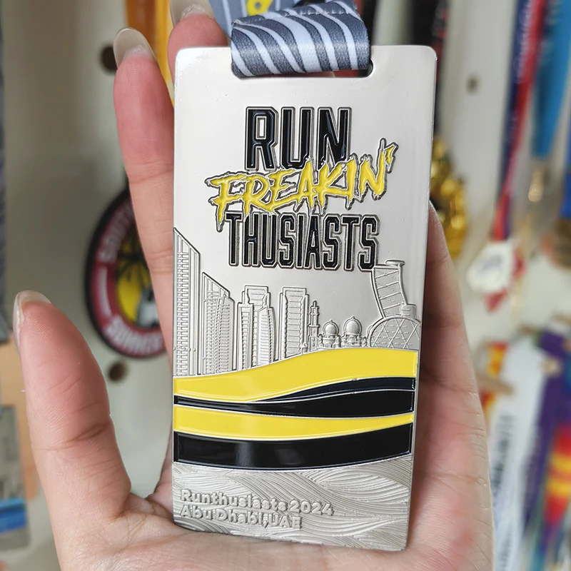 Manufacturer Custom Designed Marathon Medal Modern & Traditional Sport Award Metal Medals for Running Deportivas factory