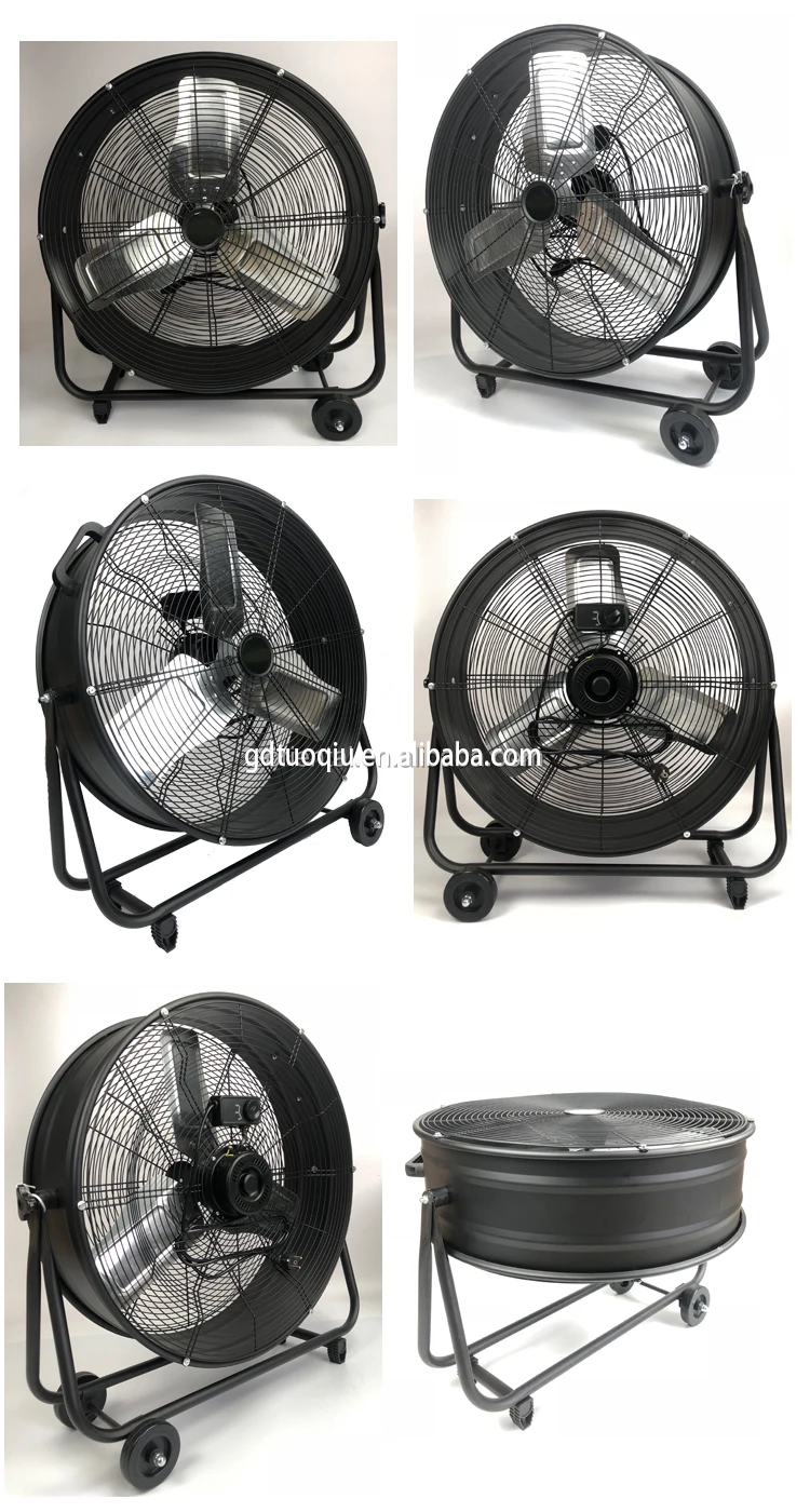 Floor Pedestal Drum Fan, Waterproof, 110, 210~290 m³ - detail 6