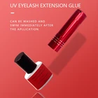 Glue Uv Extension 10ml Super Fast Drying UV Flashlight Eyelash Glue Black Adhesive Eyelash Extension Glue
